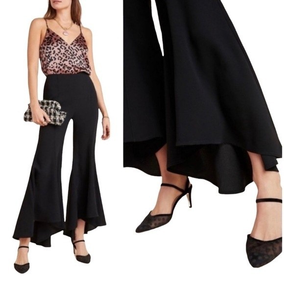 Anthropologie Pants - Anthropologie Zinnia Flare Trousers 12